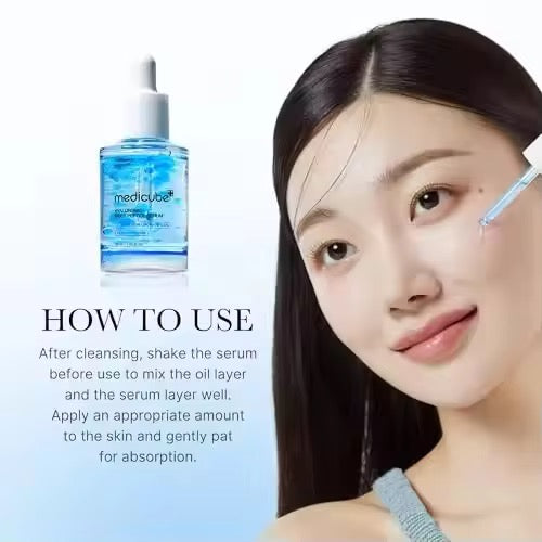 Wholesale Medicube Hyaluronic Acid Polypeptide Serum Hydrating Anti-Aging Face Liquid Double-Layer Pore Shrinking Anti-Wrinkle