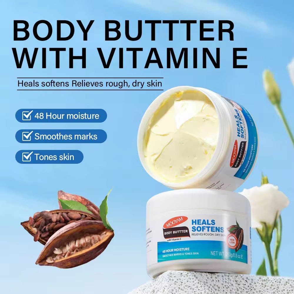 Wholesale Customization MOOYAM Body Butter with Vitamin E & Milk Hydrating Anti-Chapped Moisturizing Cream for All Skin Types
