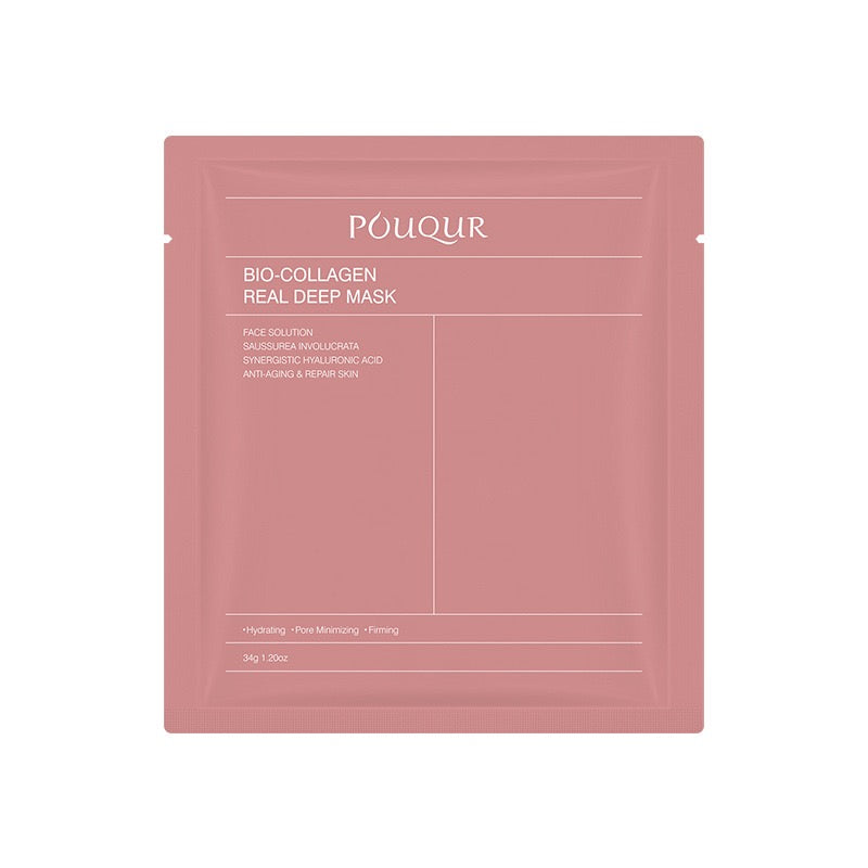 Hydrating Bio-Collagen Real Deep Overnight Facial Collagen Mask Elasticity Pore Minimizing Anti Aging Moisturizing