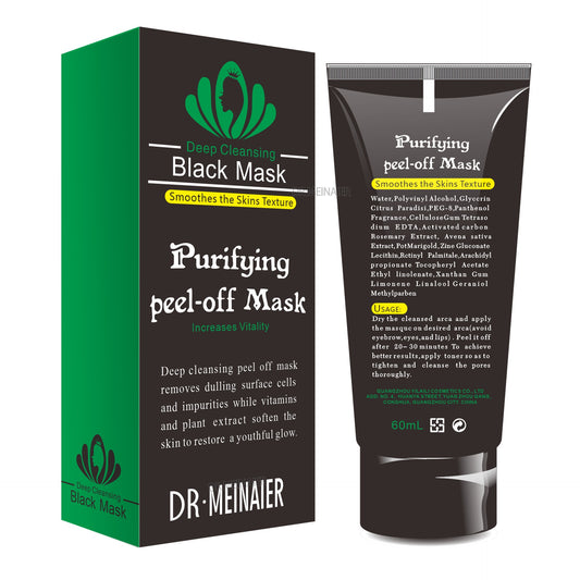 Bamboo Charcoal Peel-Off Mask Personal Care Adsorbing Blackhead Acne Nourish Antioxidant