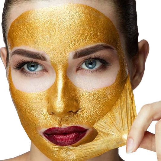 24k gold peel off facial mask blackhead remover