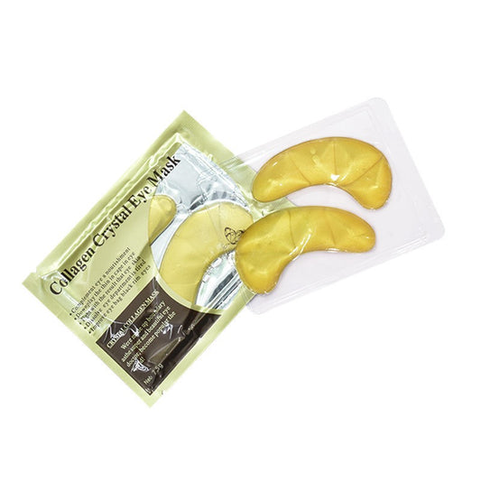 Luxury Collagen 24k Gold Eye Mask and Forehead Gel Crystal Collagen Gold Patch Antiwrinkle Hydrogel Under Eye Patches Mask