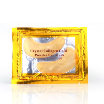 Luxury Collagen 24k Gold Eye Mask and Forehead Gel Crystal Collagen Gold Patch Antiwrinkle Hydrogel Under Eye Patches Mask