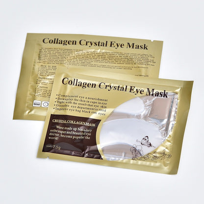 Luxury Collagen 24k Gold Eye Mask and Forehead Gel Crystal Collagen Gold Patch Antiwrinkle Hydrogel Under Eye Patches Mask