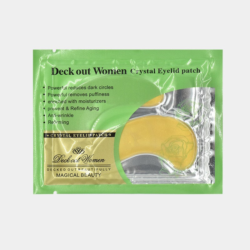 Luxury Collagen 24k Gold Eye Mask and Forehead Gel Crystal Collagen Gold Patch Antiwrinkle Hydrogel Under Eye Patches Mask