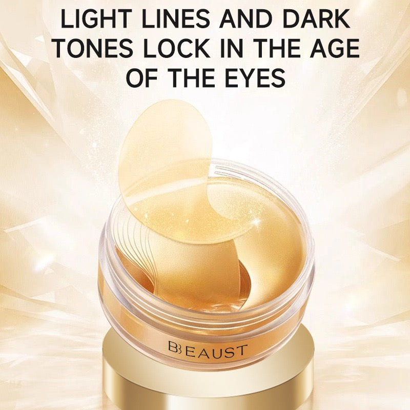 Hot Selling 24K Gold Organic Hydrogel Collagen Eye Mask Patch ANTI-AGEING Korean Eye Mask Sheet OEM Supply