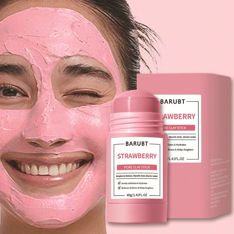 Mud Mask Stick Deep Cleansing Oil Control Anti-Acne Pore Shrinking Niacinamide Herbal Facial Mask for Oily Skin