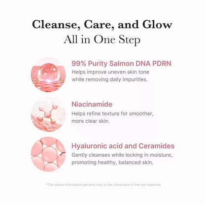 Mediicub Pink Niacinamide AHA PHA Vegan Cream Zero Foam Cleanser Organic Mineral for Moisture Balance Pore