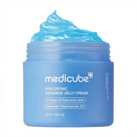 Medicub Hyaluronic Acid Moisturizing Jelly Cream Daily Moisturizer Long-lasting Hydration Supports Skin's Natural Barrier