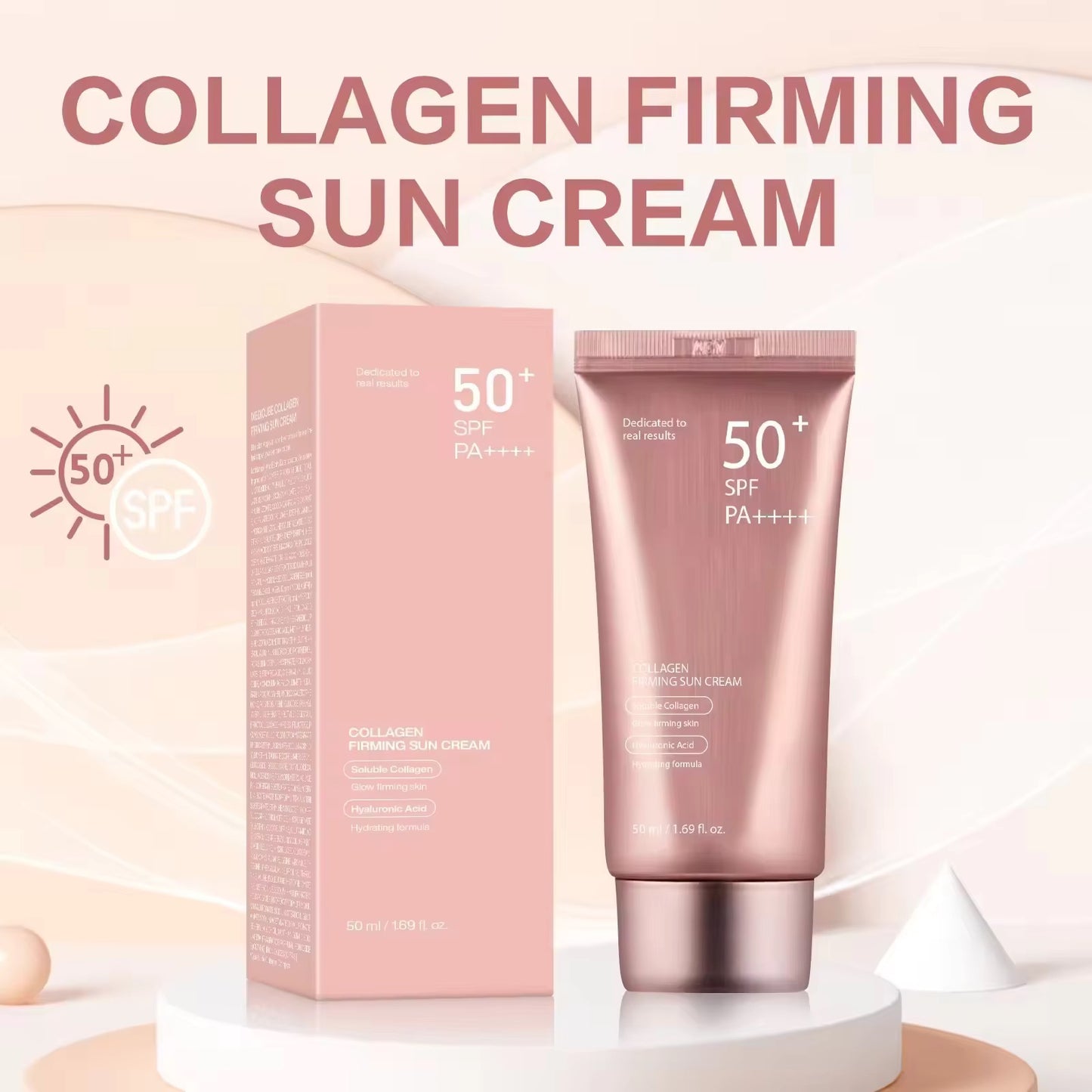 Wholesale Medicuube Sunscreen SPF 50 Collagen Sunscreen Face Serum Daily UV Defense Sunblock Summer Sunscreen