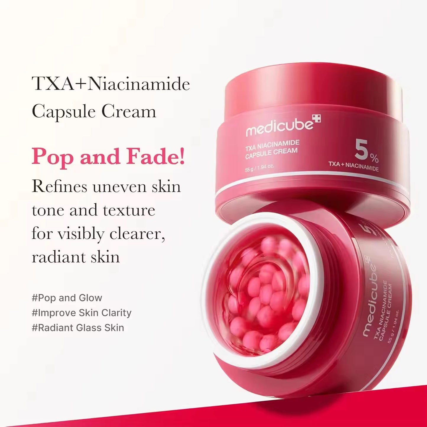 Wholesale Medicube TXA Niacinamide Cream Face Blemish Melasma Freckles Dark Spot Control
