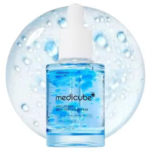 Wholesale Medicube Hyaluronic Acid Polypeptide Serum Hydrating Anti-Aging Face Liquid Double-Layer Pore Shrinking Anti-Wrinkle