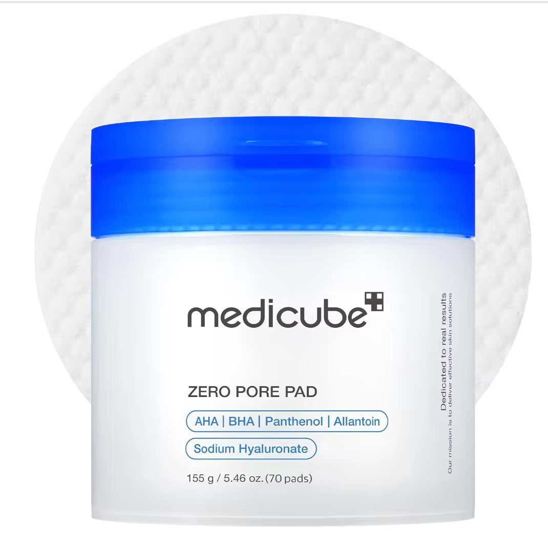 Wholesale Customized Korean SkinCare Medicube Salicylic Acid Zero Pore Cotton Pads Exfoliating Pore Care AHA and BHA