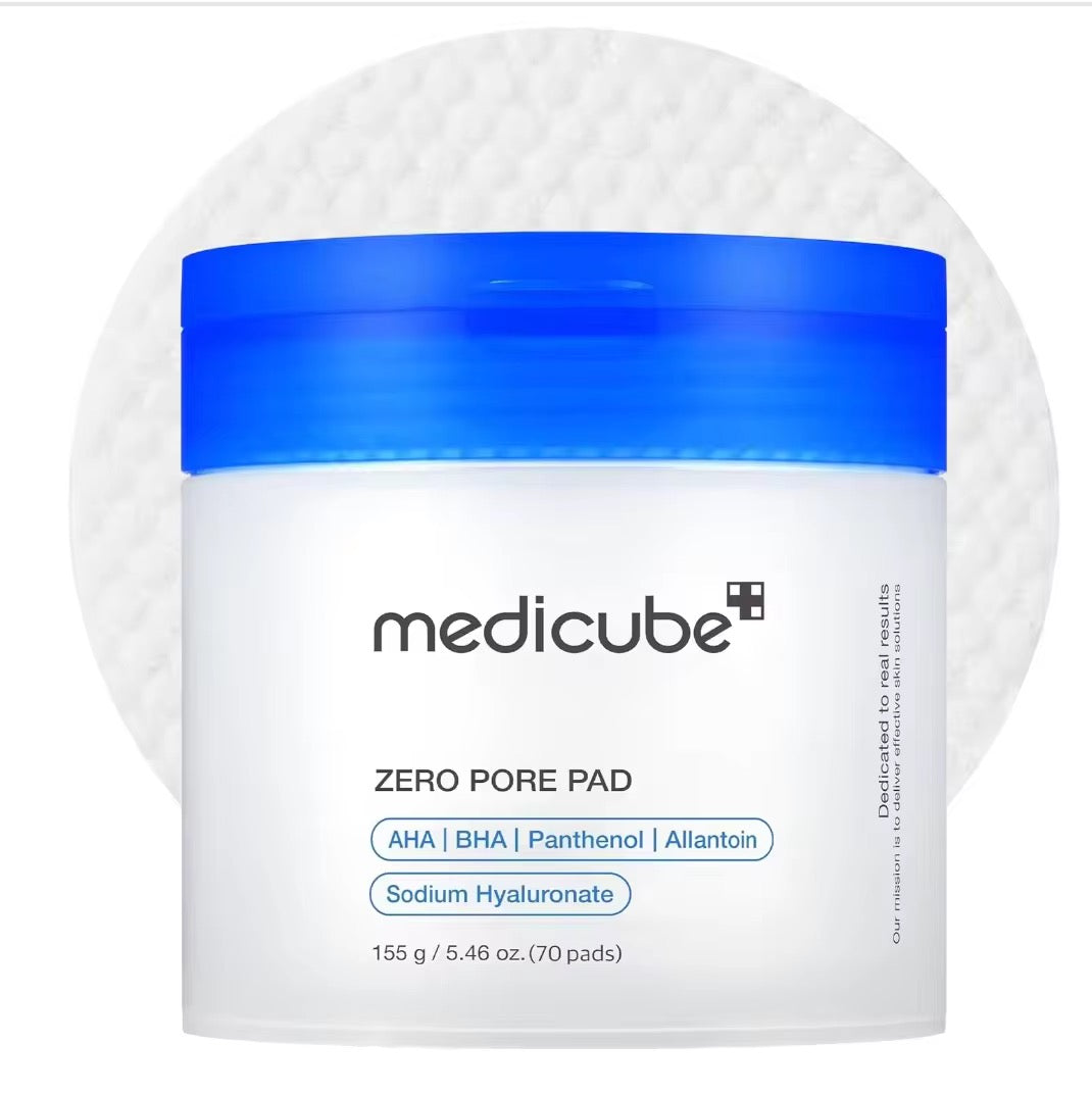 Wholesale Customized Korean SkinCare Medicube Salicylic Acid Zero Pore Cotton Pads Exfoliating Pore Care AHA and BHA