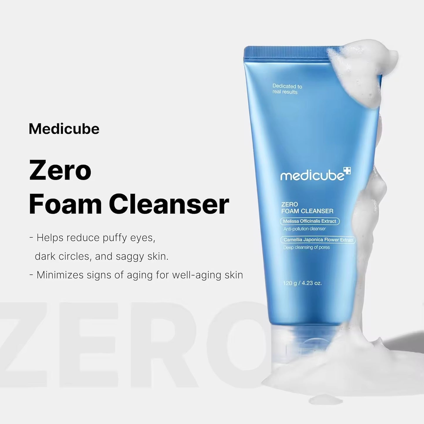 Wholesale medicube Zero Foam Cleanser for Sensitive Skin Sebum Control Moisture Balance and Pore Minimization Foam Cleanser