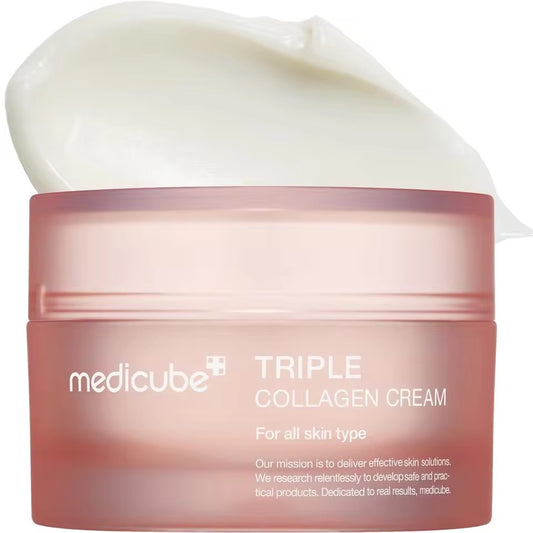 Wholesale Customized Korean Skin Care medicube Triple Collagen Cream with Hyaluronic Acid Elastin Moisturizing Firming
