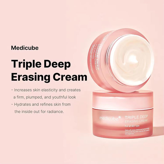 Wholesale Customized Korean Skin Care medicube Triple Collagen Cream with Hyaluronic Acid Elastin Moisturizing Firming