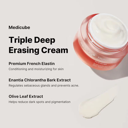 Wholesale Customized Korean Skin Care medicube Triple Collagen Cream with Hyaluronic Acid Elastin Moisturizing Firming