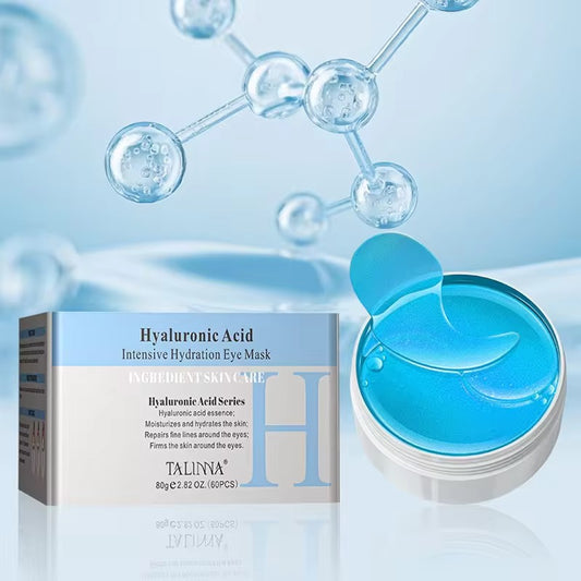 Wholesale Customized Talina Hyaluronic Acid Collagen Gel Eye Mask Hydrating and Moisturizing to Soothe Dark Eye Circles