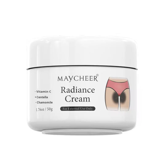 Maycheer Melatonin Cream 50g Herbal Underarms/Knees Removes Dark Spots Hydrates Softens Skin for Women Night Use All Skin Types