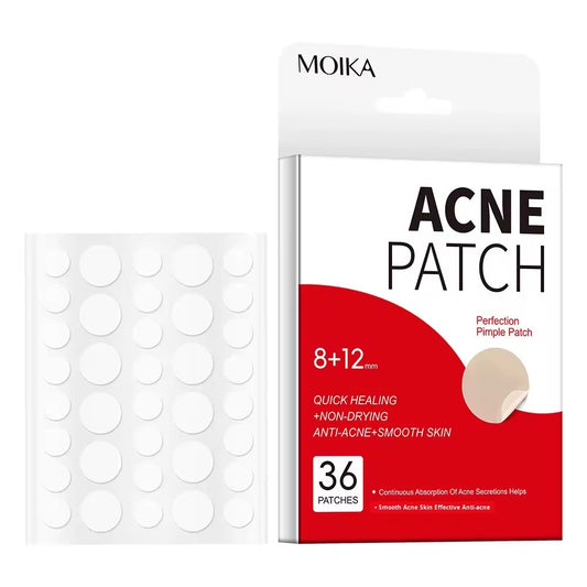 MOIKA Herbal Hydrocolloid Salicylic Acid Acne Patches Pimple Whitehead Facial Acne Removal 36 Patches Boxed for Wholesale