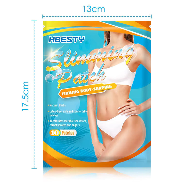 Wholesale Customization HBESTY Big Belly Waist Navel Stickers Slimming Firming Body-Shaping Lazy Wormwood Care 10 Stickers/Pack