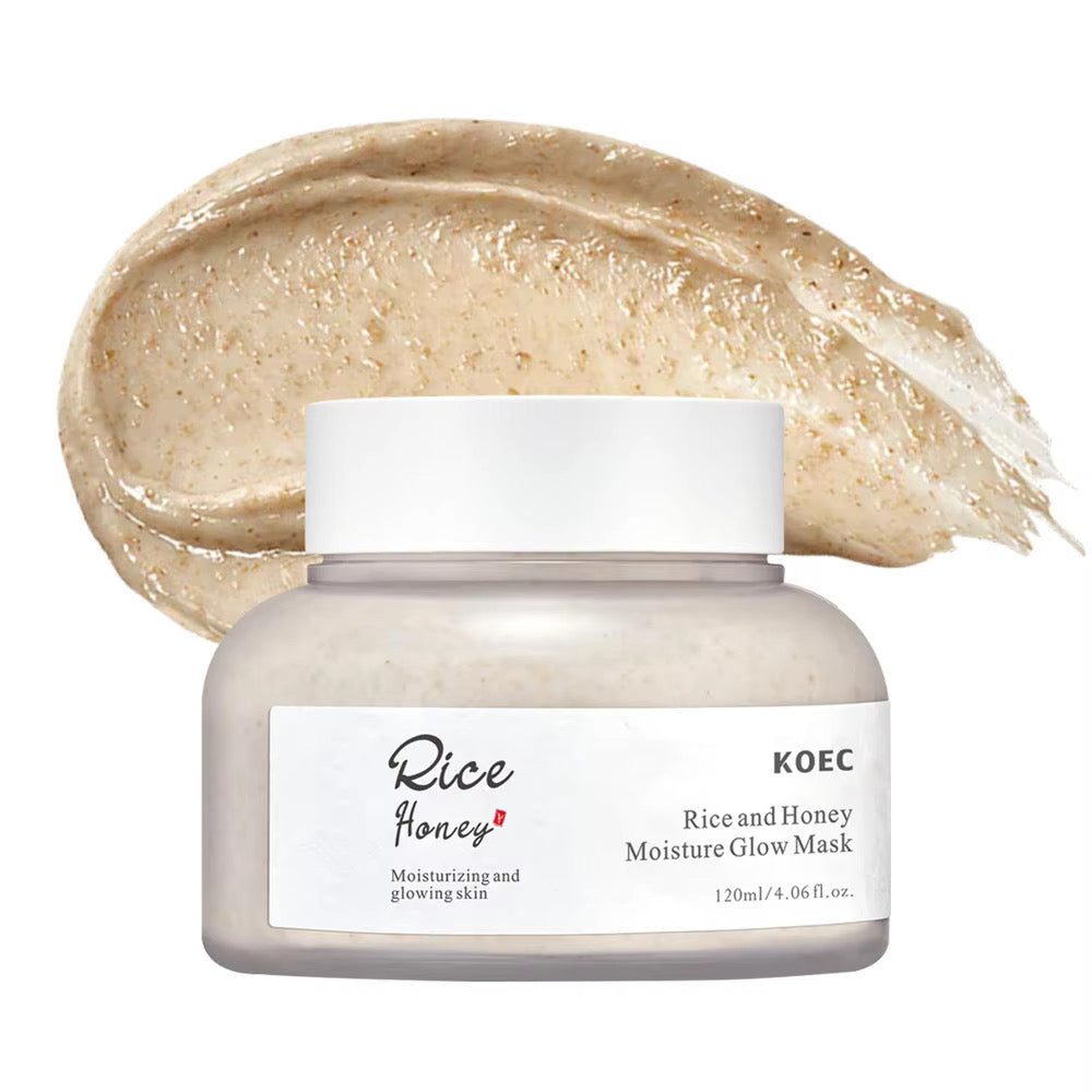 KOEC Rice Honey Facial Skin Care Three-Piece Moisturizing Essence Toner Smear Mask Normal Skin Cross-Border Explosions