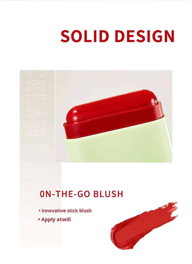 Wholesale Customization Victofiakey Mineral Jelly Blush Stick Waterproof Matte Finish Natural Brightening Contour Rouge for Face