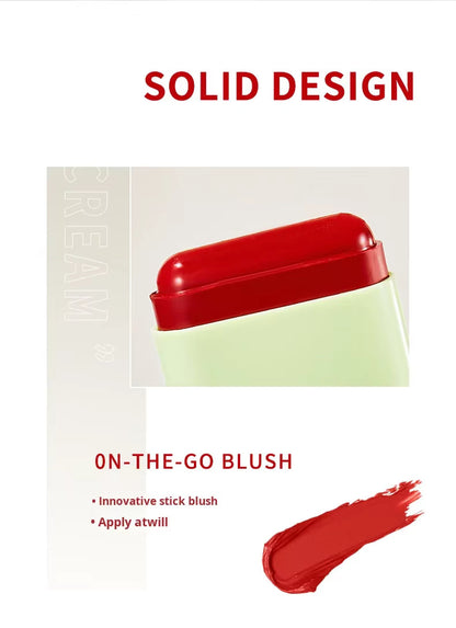 Wholesale Customization Victofiakey Mineral Jelly Blush Stick Waterproof Matte Finish Natural Brightening Contour Rouge for Face