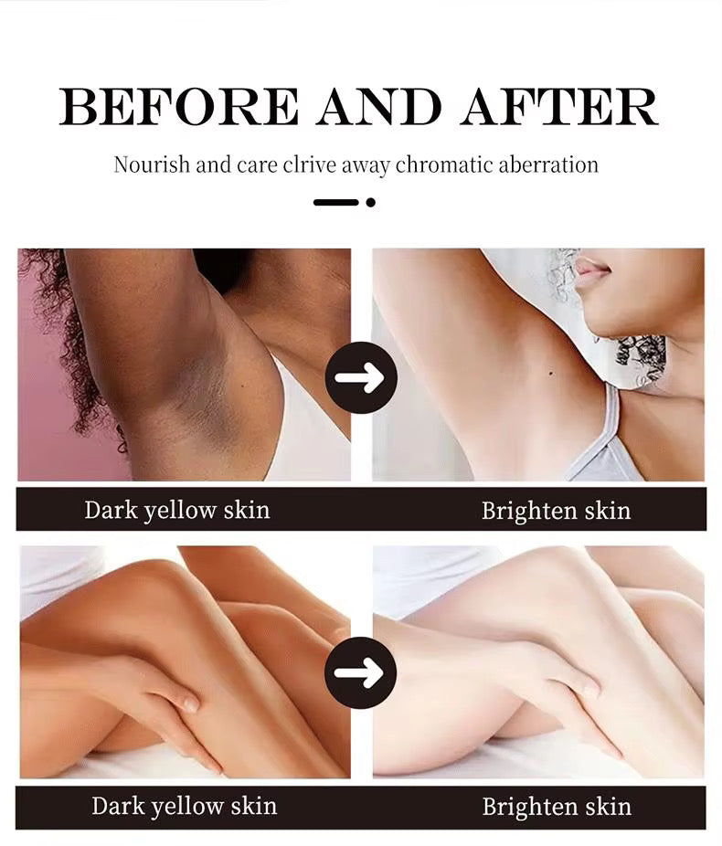 Maycheer Melatonin Cream 50g Herbal Underarms/Knees Removes Dark Spots Hydrates Softens Skin for Women Night Use All Skin Types