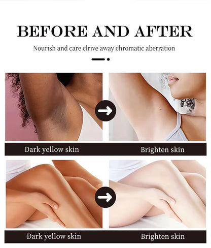 Maycheer Melatonin Cream 50g Herbal Underarms/Knees Removes Dark Spots Hydrates Softens Skin for Women Night Use All Skin Types