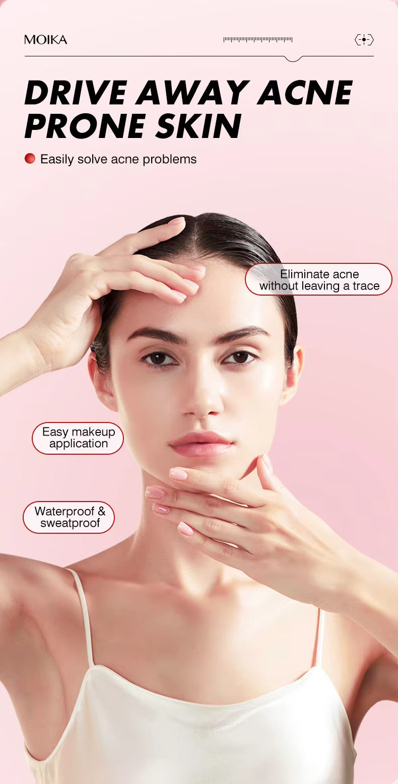 MOIKA Herbal Hydrocolloid Salicylic Acid Acne Patches Pimple Whitehead Facial Acne Removal 36 Patches Boxed for Wholesale