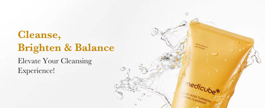 Wholesale Custom Korean Skincare Kojic Acid & Turmeric Foaming Cleanser Daily Brightening Facial Treatment Cream