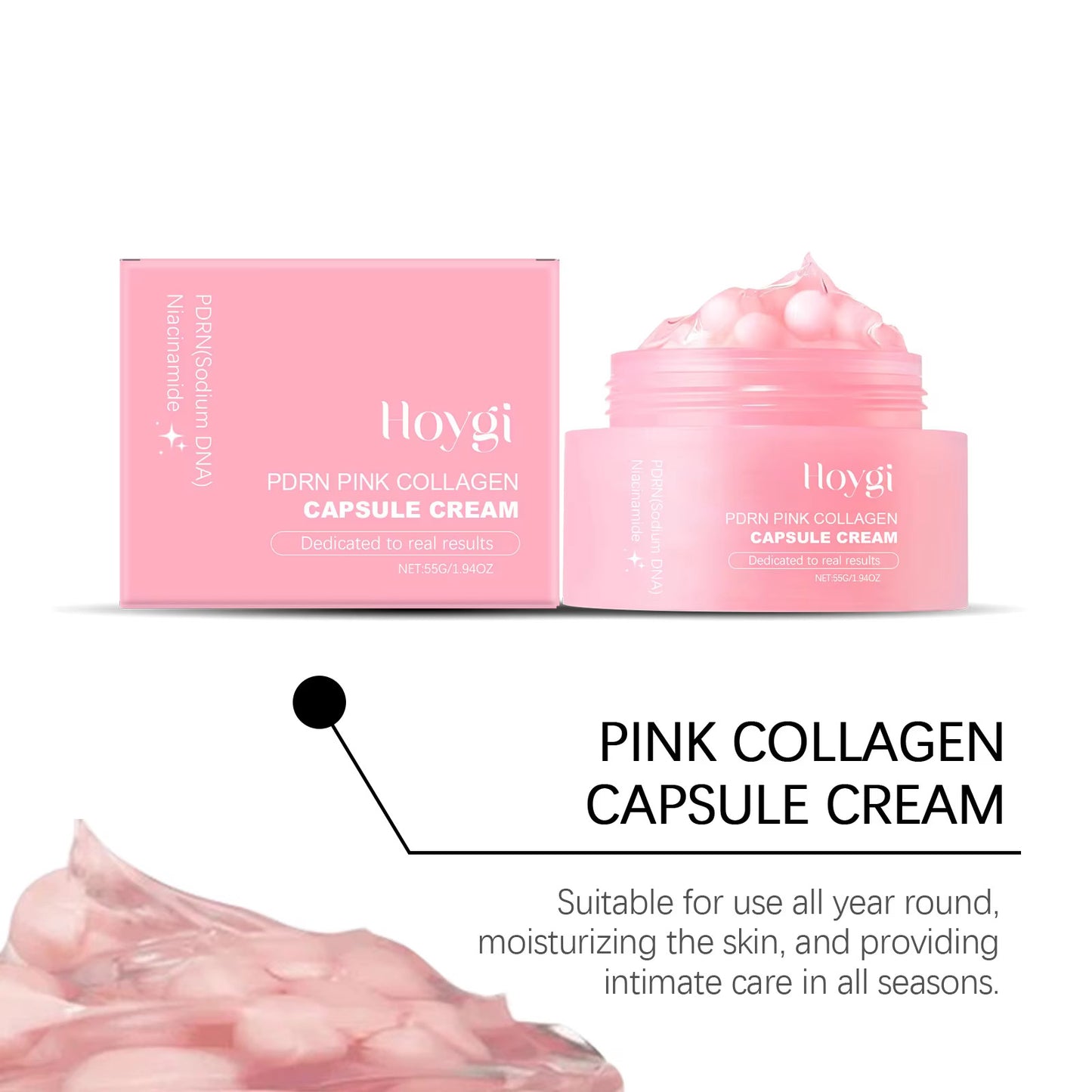 Wholesale Customization HOYGI Collagen Anti-aging Moisturizing & Hydrating Firming Night Facial Cream for All Skin Types